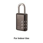 Master Lock Black 3-Digit Combination Padlock