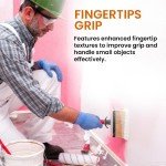 Blue Nitrile Disposable Gloves - Medium Size