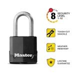 Master Lock Heavy Duty Outdoor Padlock with Key