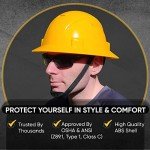 Ventilated Safety Helmet with Carbon Fiber Design