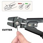 Wire Rope Crimping Tool Kit with Sleeves & Thimbles