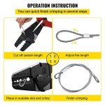 VEVOR 24-Inch Hand Swager Crimper Tool