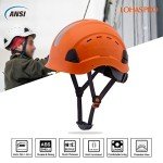 LOHASPRO Ventilated Safety Helmet with Ear Protection