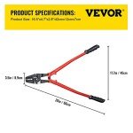 VEVOR 24-Inch Hand Swager Crimper Tool