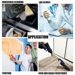 Heavy-Duty Chemical-Resistant Latex Gloves, Large