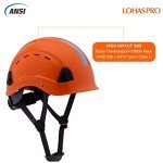 LOHASPRO Ventilated Safety Helmet with Ear Protection
