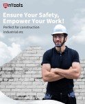 AnTools HH30WH White Safety Helmet with Adjustment Cap