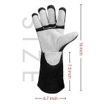 Heat-Resistant Leather MIG Welding Gloves