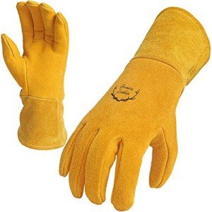 SKYDEER Tough Deerskin Heat Resistant Welding Gloves