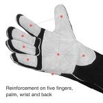 Heat-Resistant Leather MIG Welding Gloves