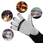 Heat-Resistant Leather MIG Welding Gloves