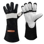Heat-Resistant Leather MIG Welding Gloves