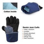 Heat Resistant Welding Gloves for BBQ & Fireplace