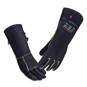 Heat-Resistant Leather Welding Gloves for All