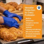 Cobalt Blue Nitrile Exam Gloves - Disposable Safety