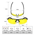 Night Vision Driving Glasses with Anti-Glare Tint