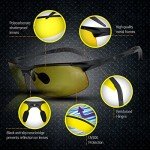 Night Vision Driving Glasses with Anti-Glare Tint