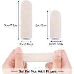 50 Cotton Finger Cots and Toe Sleeves Set