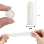400 Count Disposable Latex Finger Cots - Small