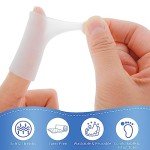 Gel Finger Sleeve Protectors for Pain Relief - 20 Pack