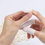 400 Count Disposable Latex Finger Cots - Small
