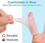 Finger Sleeves 8PCS for Pain Relief & Protection