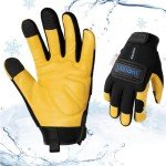 Men's Waterproof Winter Work Gloves with Touchscreen