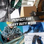 Winter Water Resistant Insulated Work Gloves for Men