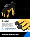 Men's Waterproof Winter Work Gloves with Touchscreen