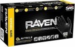 Raven Nitrile Disposable Gloves, X-Large, 100 Pack