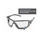 Gateway Safety Silverton Safety Glasses with Anti-Fog Lens
