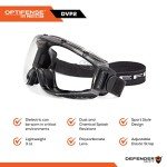 Defender DVP2 Clear Safety Goggles - Eye Protection