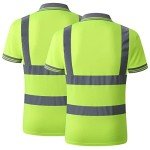 High Visibility Reflective Safety Polo Shirt for All