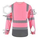 Hi-Vis ANSI Class 3 Long Sleeve Safety Shirts