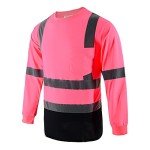 Hi-Vis ANSI Class 3 Long Sleeve Safety Shirts