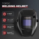Auto Darkening Welding Helmet with Large Viewing Screen
