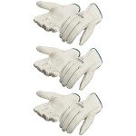 Cowhide Leather Work Gloves - 3 Pack Safety