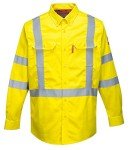 Hi-Vis FR Protective Shirt - Yellow, 4X-Large