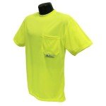 Radians Men's Hi-Visibility Green T-Shirt, 4X