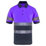 Hi-Viz Safety Polo Shirt with Pockets - Unisex