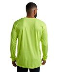 High Visibility Long Sleeve Safety Shirts - 4 Pack