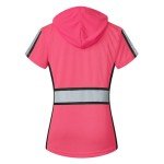 High-Visibility Women's Safety Shirt with Hood