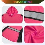 High-Visibility Women's Safety Shirt with Hood