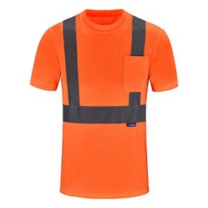 High Visibility Reflective Short Sleeve Safety Shirt