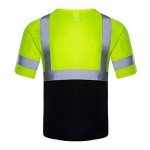 Men’s High Visibility Reflective Safety Shirts - 3 Pack