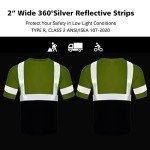 Men’s High Visibility Reflective Safety Shirts - 3 Pack