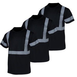 Reflective High Visibility Shirts for Men – 3 Pack