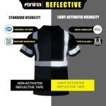 Reflective High Visibility Shirts for Men – 3 Pack