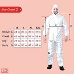 Ever Ready Disposable Microporous Coverall Suit - Large
