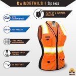 Women’s Snug-Fit High Visibility Safety Vest